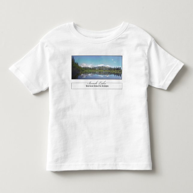 Camiseta De Bebé Lago Bench (Anverso)