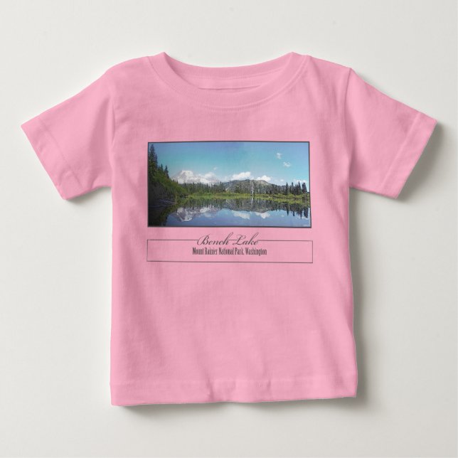 Camiseta De Bebé Lago Bench (Anverso)