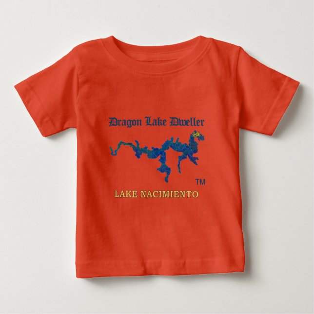 Camiseta De Bebé Lago Dragon Lago Dweller Lago Nacimiento (Anverso)