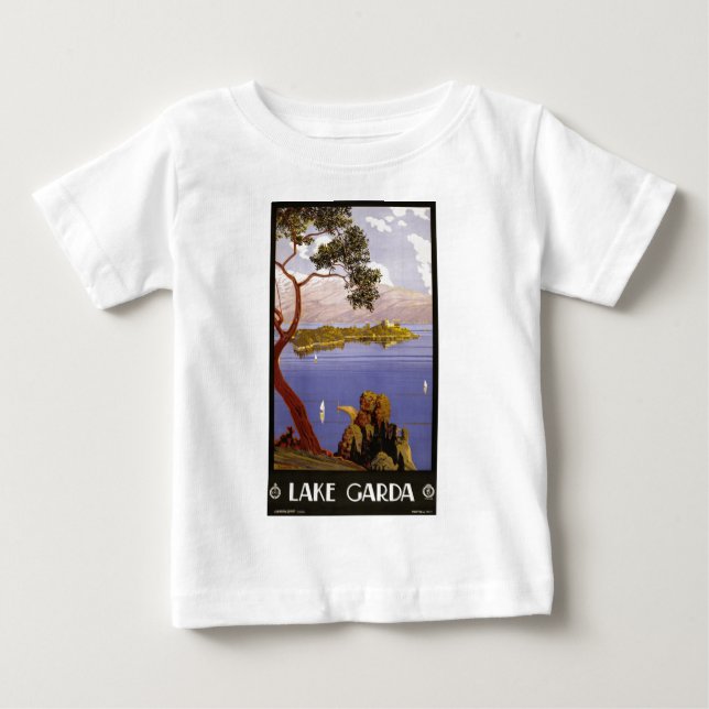 Camiseta De Bebé Lago Garda (Anverso)