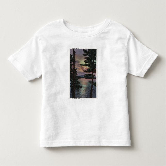 Camiseta De Bebé Lago Payette, identificación - Evintide en escena (Anverso)