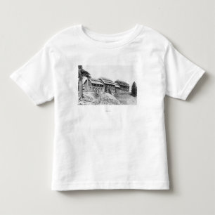 Camiseta De Bebé Lago PhotographCrater de la casa de campo del lago