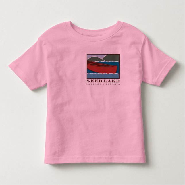 Camiseta De Bebé Lago seed - canoa grande en frente (Anverso)