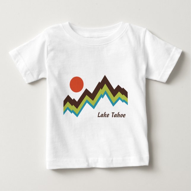 Camiseta De Bebé Lago Tahoe (Anverso)