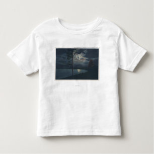 Camiseta De Bebé Lago Yellowstone, WYView del lago por claro de
