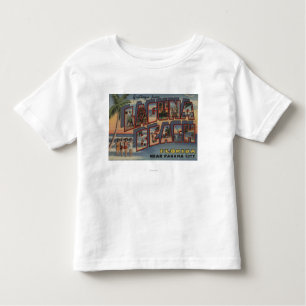 Camiseta De Bebé Laguna Beach, la Florida - escenas grandes de la