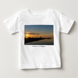 Camiseta De Bebé Lake Huron Golden Morning