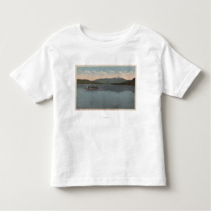 Camiseta De Bebé Lake Placid, NY - vista del vapor Doris