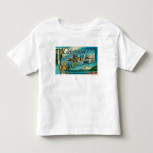 Camiseta De Bebé Lakeview, Oregon - escenas grandes de la letra