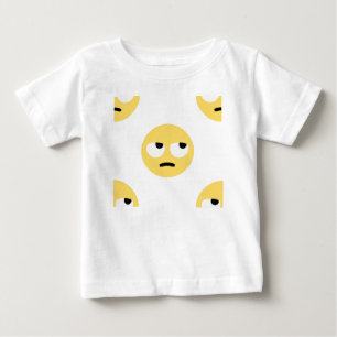 Camiseta De Bebé laminación de ojos de emoji