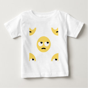 Camiseta De Bebé laminación de ojos de emoji