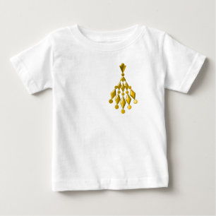 Camiseta De Bebé Lámpara de oro