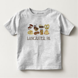 Camiseta De Bebé Lancaster, PA Pennsylvania Dutch Amish Foods
