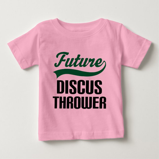 Camiseta De Bebé Lanzador de disco (futuro) (Anverso)
