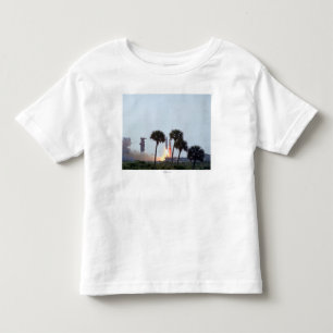 Camiseta De Bebé Lanzamiento de la fotografía del cohete del atlas