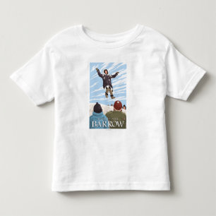 Camiseta De Bebé Lanzamiento de la manta de Alaska - carretilla,
