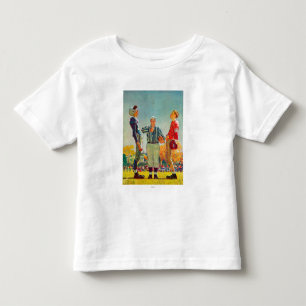 Camiseta De Bebé Lanzamiento de la moneda de Norman Rockwell