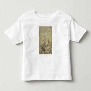Camiseta De Bebé Lao-tzu que monta su buey, chino, dinastía de Min