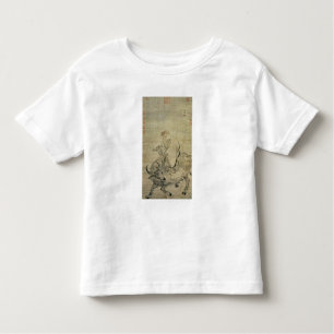 Camiseta De Bebé Lao-tzu que monta su buey, chino, dinastía de Ming