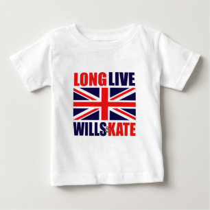 Camiseta De Bebé Larga vida a las camisas infantiles y Kate