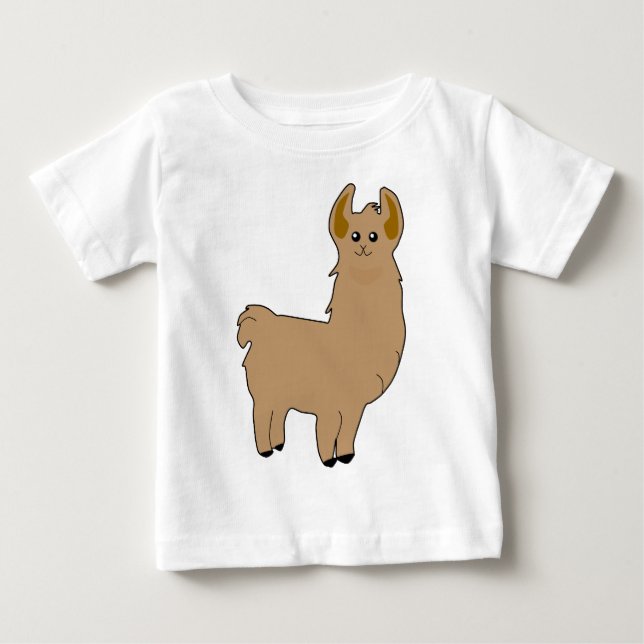 Camiseta De Bebé Larry la llama (Anverso)