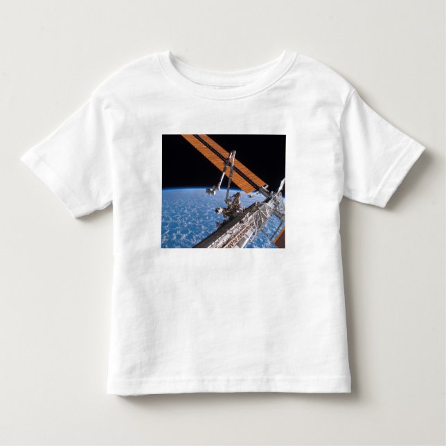 Camiseta De Bebé Las alas Canadarm2 y del panel de paneles solares (Anverso)