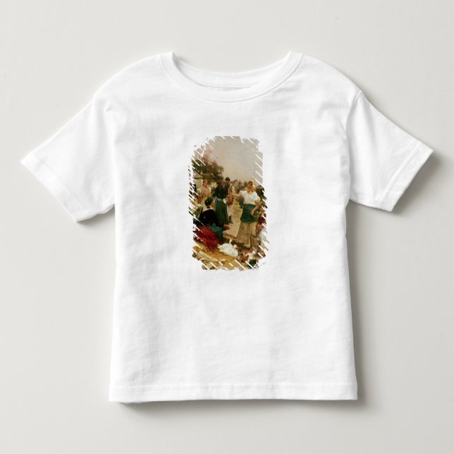 Camiseta De Bebé Las aves de corral comercializan, 1885 (Anverso)