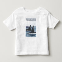 Las ballenas #1 de la orca - vire a Townsend hacia