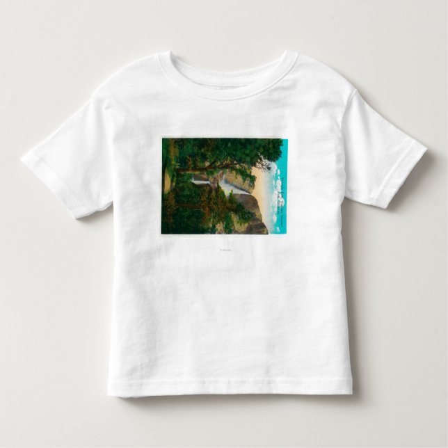 Camiseta De Bebé Las cataratas de Yosemite en Yosemite, California (Anverso)