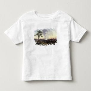 Camiseta De Bebé Las cataratas Victoria en la salida del sol, con