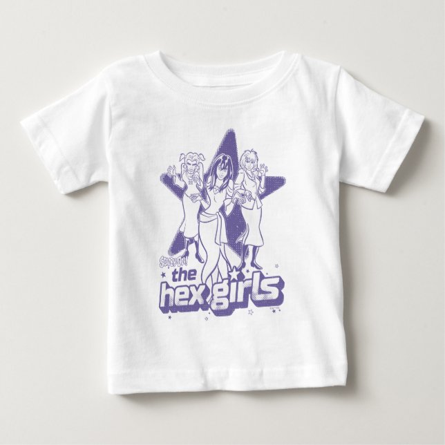 Camiseta De Bebé Las Chicas Hex Estrellas del Poder (Anverso)