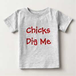 Camiseta De Bebé Las chicas me cavan