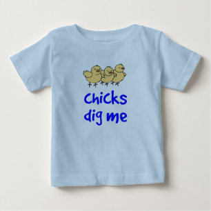 Camiseta De Bebé Las chicas me cavan