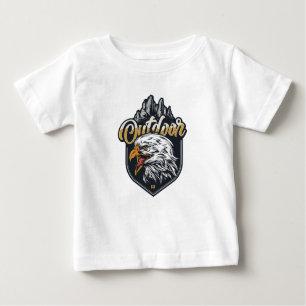 Camiseta De Bebé Las citas motivacionales de Stay Strong Eagle Outd