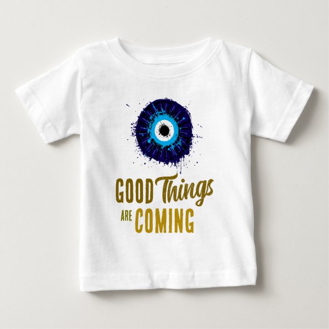 Camiseta De Bebé Las cosas buenas están llegando (Anverso)