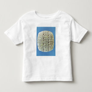 Camiseta De Bebé Las cuentas presentan con la escritura cuneiforme,