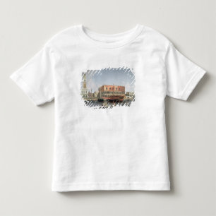 Camiseta De Bebé Las góndolas antes del St. marcan el cuadrado,