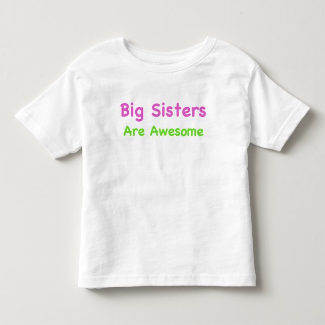 Camiseta De Bebé Las grandes hermanas son increíbles (Anverso)