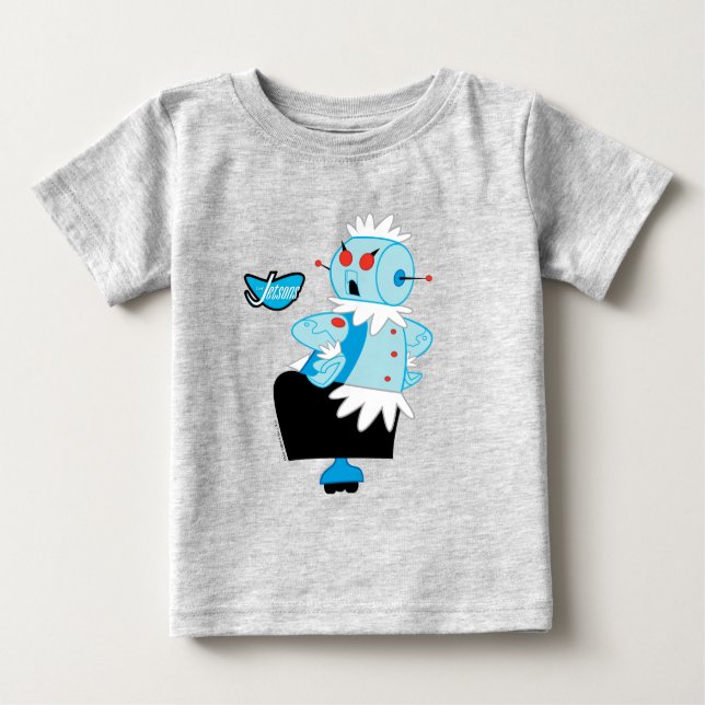 Camiseta De Bebé Las jestones | Rosie the Robot (Anverso)