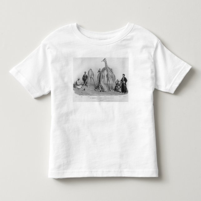 Camiseta De Bebé Las jirafas con los árabes (Anverso)