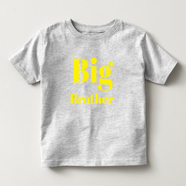 Camiseta De Bebé Las letras amarillas de Gran Hermano son lindas (Anverso)