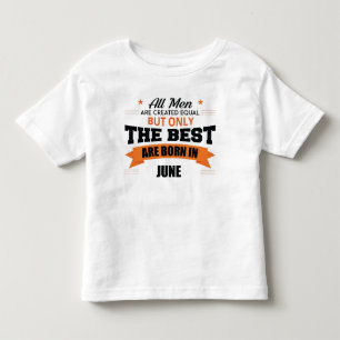 Camiseta De Bebé Las Leyendas Nacen En Junio