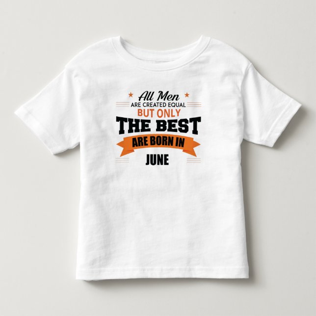 Camiseta De Bebé Las Leyendas Nacen En Junio (Anverso)