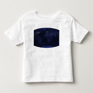 Camiseta De Bebé Las luces nocturnas generadas por el hombre ½ Eart