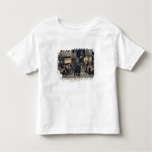 Camiseta De Bebé "Las luces O" London (litho del color)