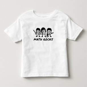 Camiseta De Bebé Las Matemáticas Rocan Humor Académico de Rock