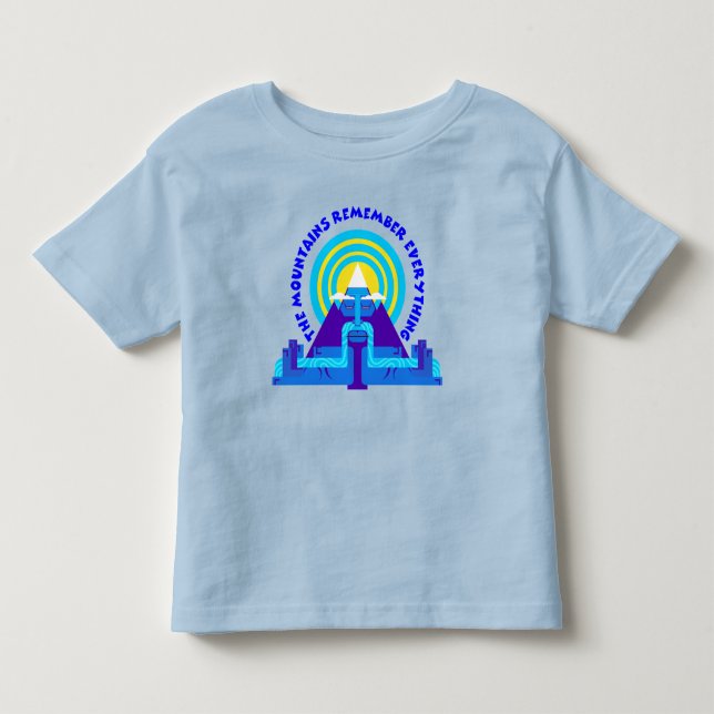 Camiseta De Bebé Las montañas lo recuerdan todo (Anverso)
