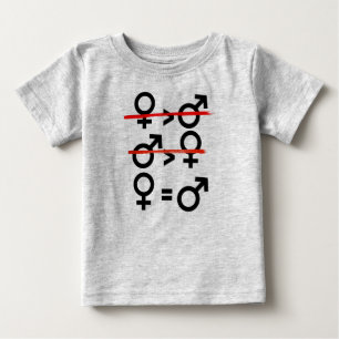 Camiseta De Bebé Las mujeres son iguales a los hombres —