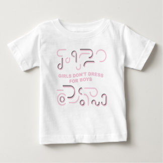 Camiseta De Bebé Las niñas no se visten para los niños