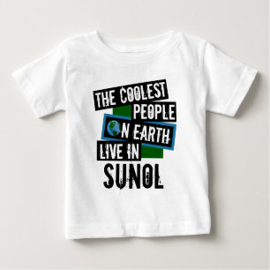 Camiseta De Bebé Las personas más frías de la Tierra viven en el So